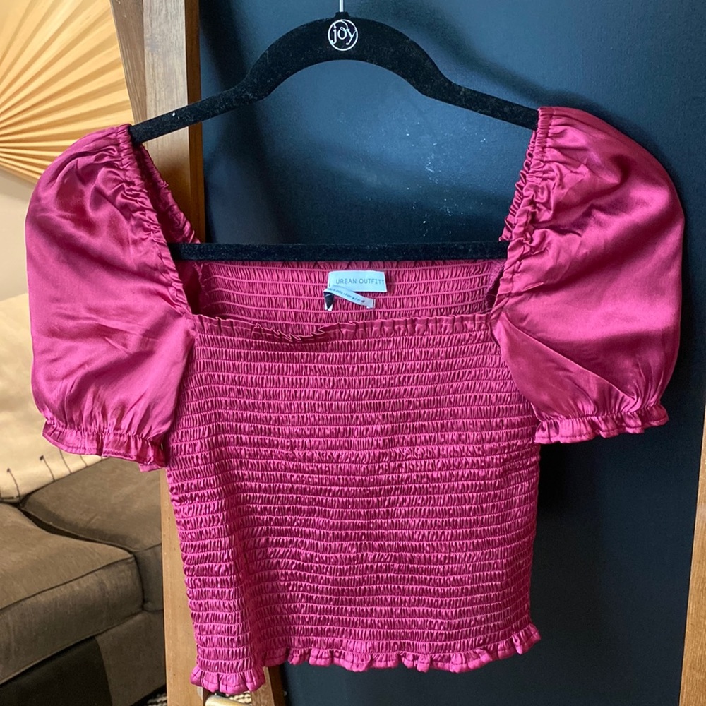 Urban Outfitters Smocked Top